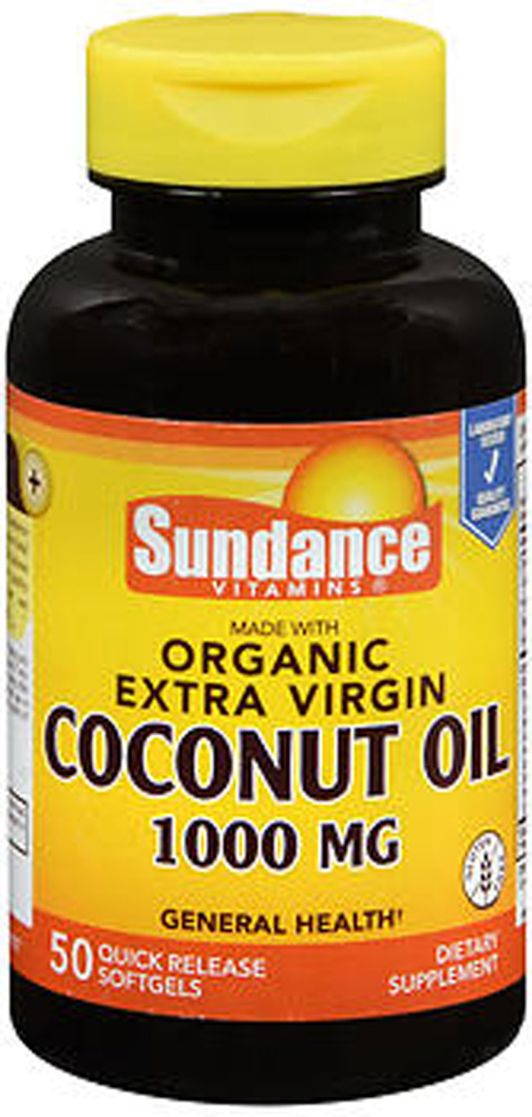 Sundance Vitamins Extra Virgin Coconut Oil 1000 mg - 50 Softgels