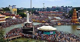 File:Kumbha mela on ghats of the river godavari nashik.jpg
