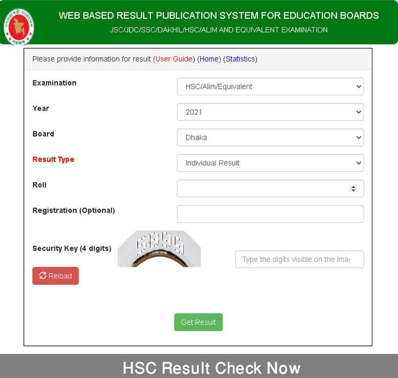 HSC Result Dhaka Board