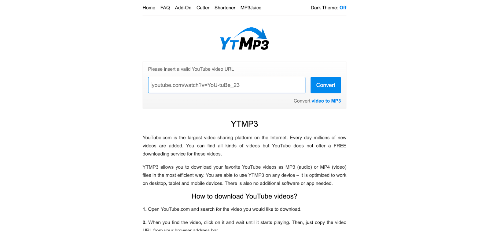 Best YouTube to MP3 Converter Try in 2024 - DTW