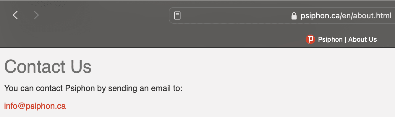 VPN provider left his email inside the privacy policy page