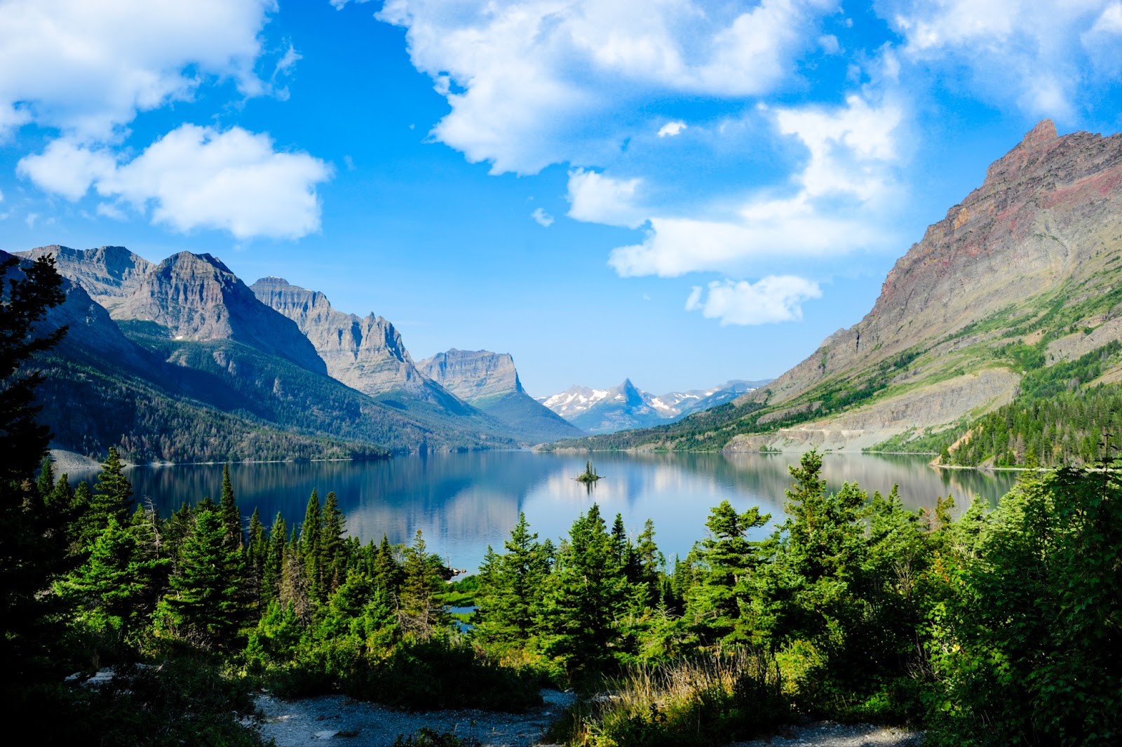 expansive view of glacier national park