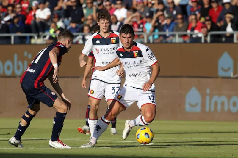 Thành Tích Đối Đầu Giữa Genoa vs Cagliari