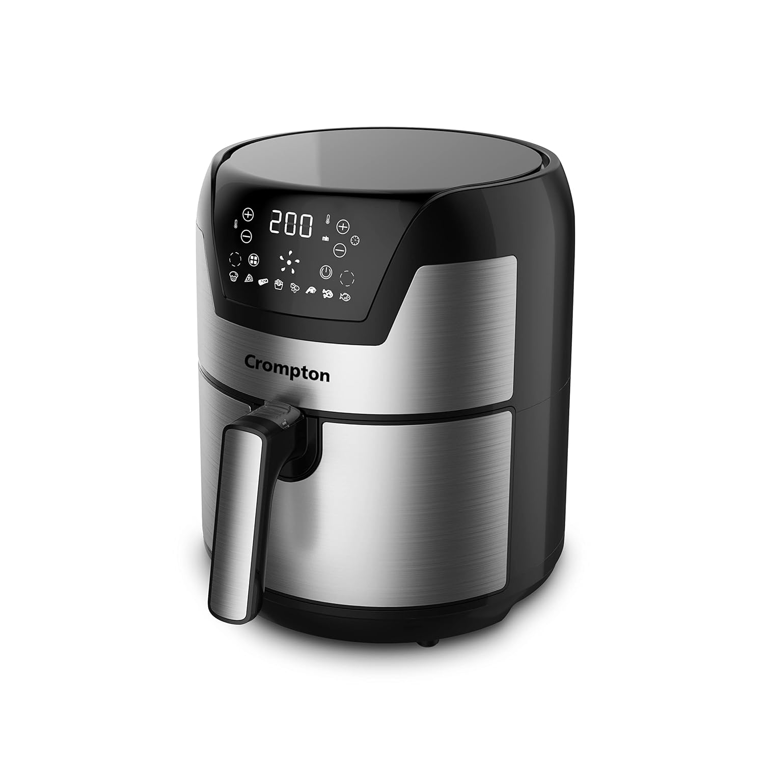 Gourmia 6-Qt. 5.7L Capacity Aero Crisp Stainless Steel Digital Air