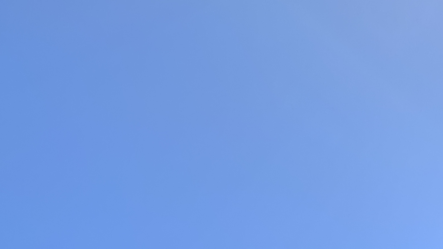 A light blue sky with no clouds