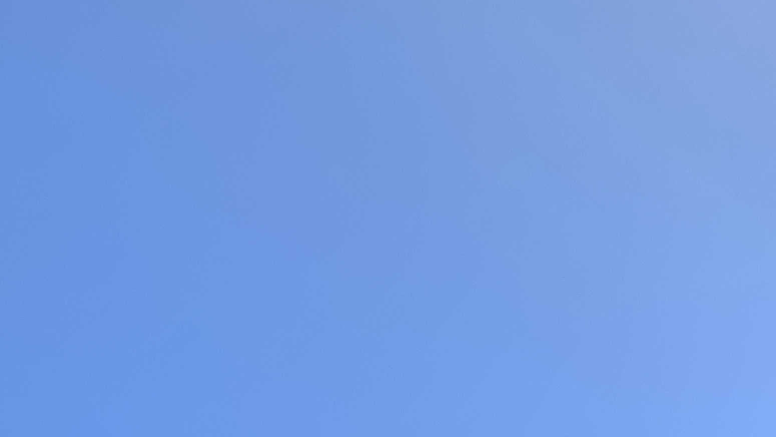 A light blue sky with no clouds