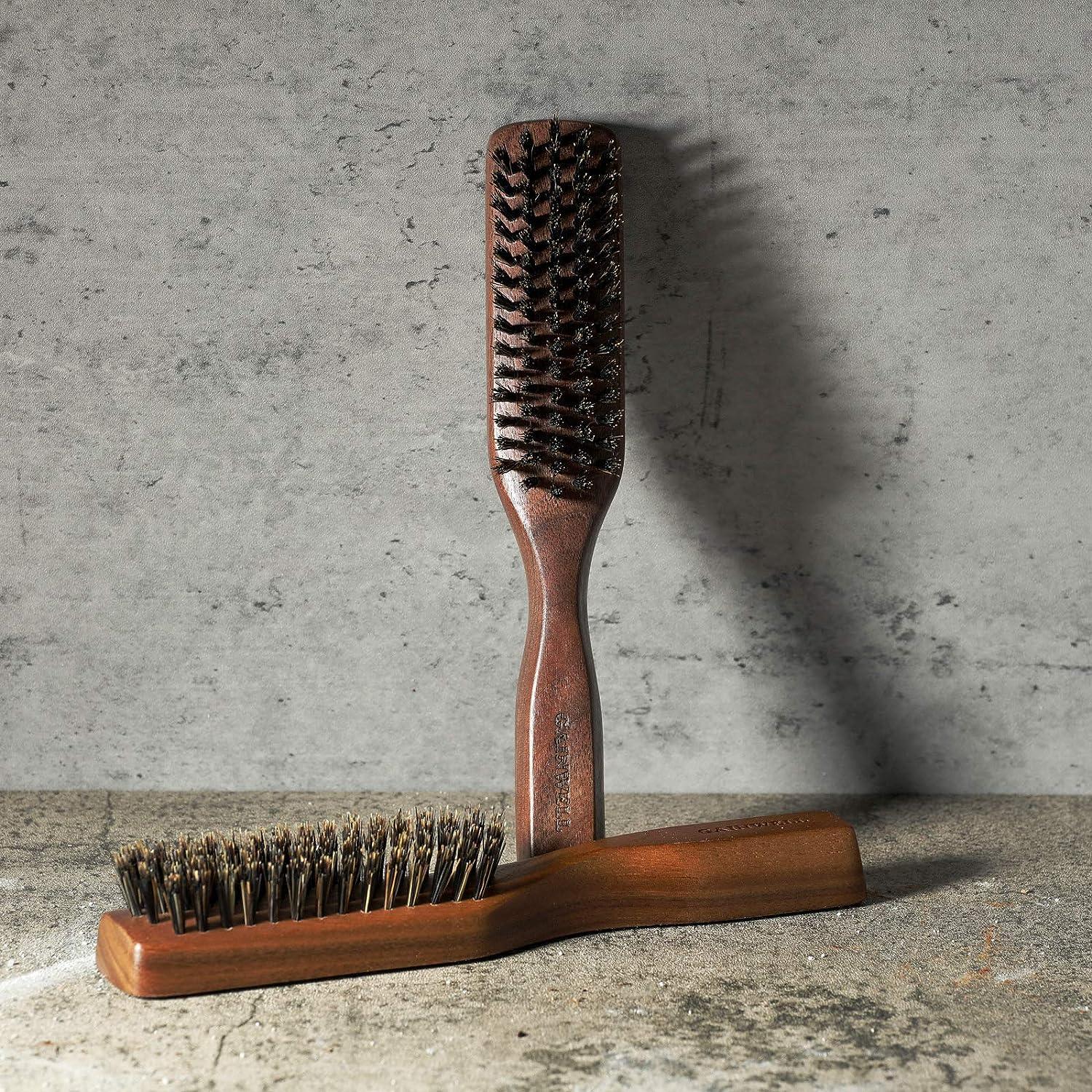 Boar Bristle Hair Brush -Porcupine Style - Mixed Bristle Natural Woode –  GranNaturals