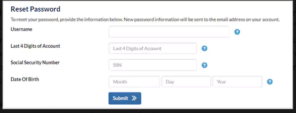 milestone card activate reset password