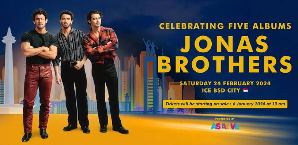 jadwal konser 2024 JONAS BROTHERS THE TOUR LIVE IN JAKARTA 