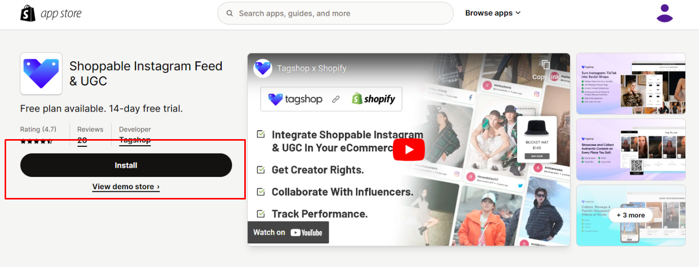shoppable video shopify App