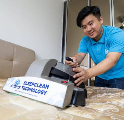 mattress cleaning service in serangoon with sureclean