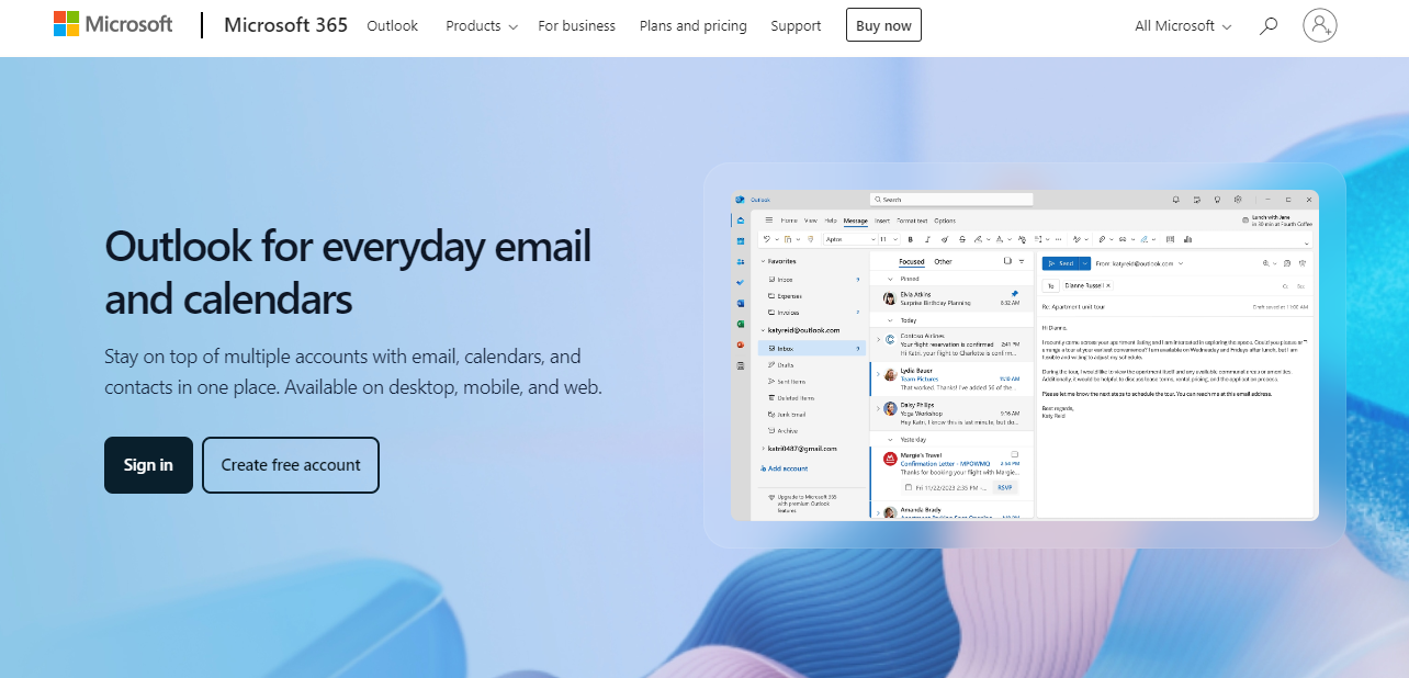 Microsoft Outlook: Outlook for everyday email and calendars