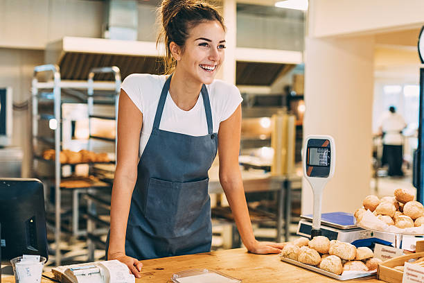 Working at a Cafe