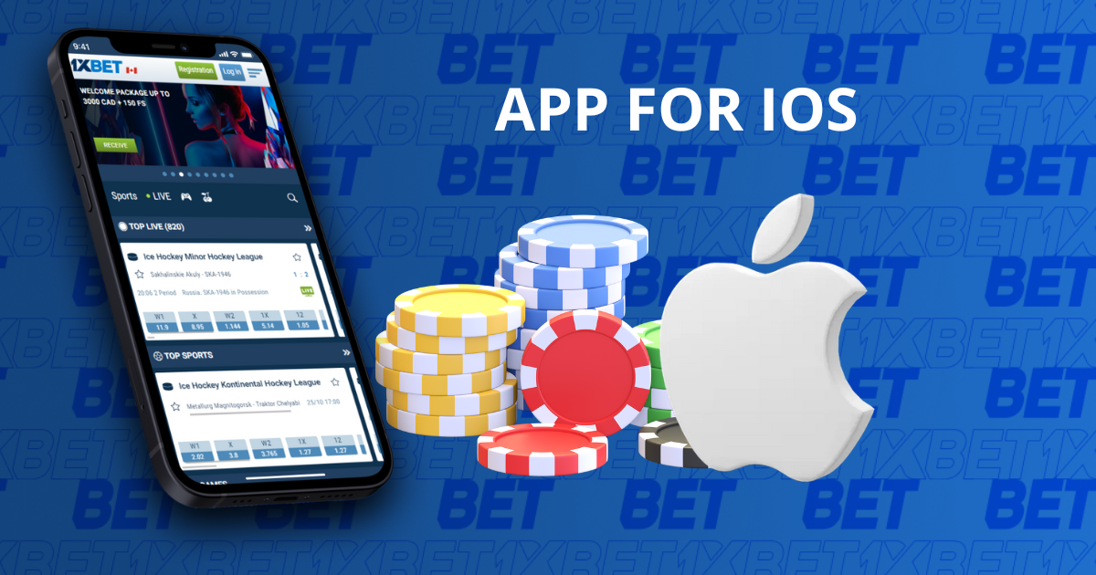 Mobile app for iOS devices from 1xBet Korea
