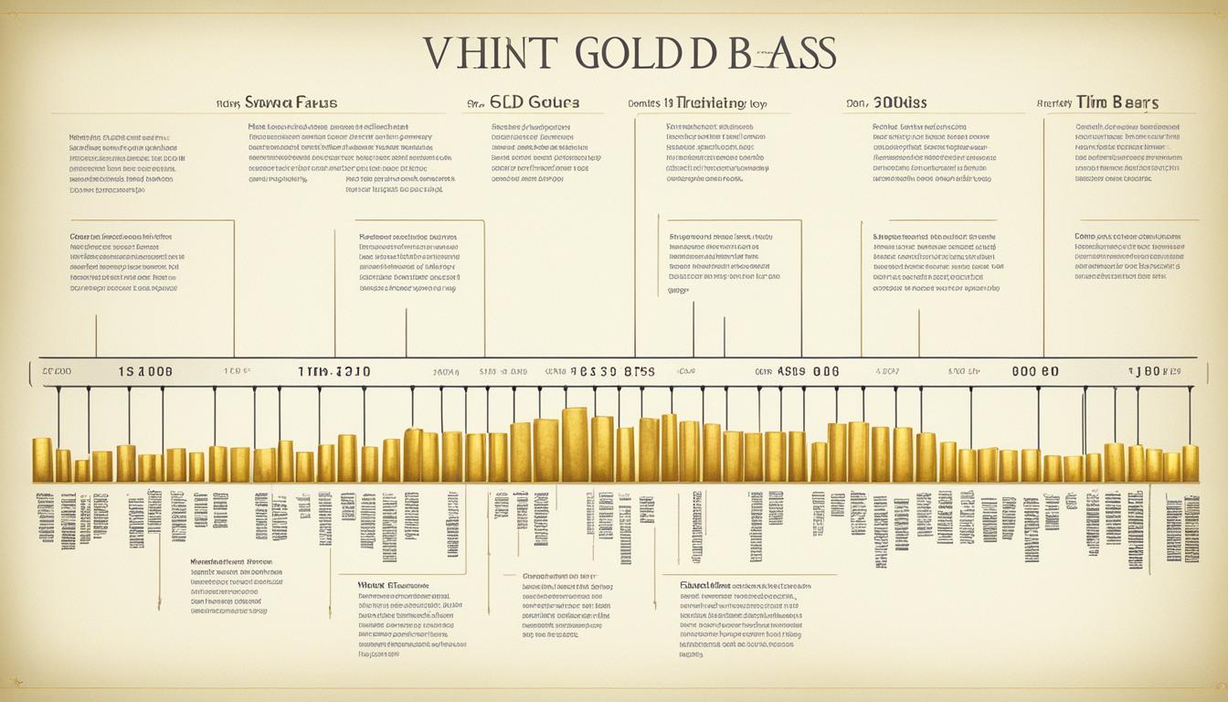 Gold bars historical performance