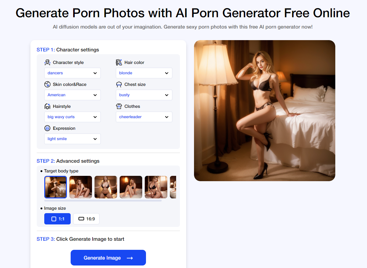 MioCreate - Online Free NSFW AI Porn Photos Generator, No Sign-Up