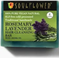 Soulflower Lavender & Rosemary Bathing Bar