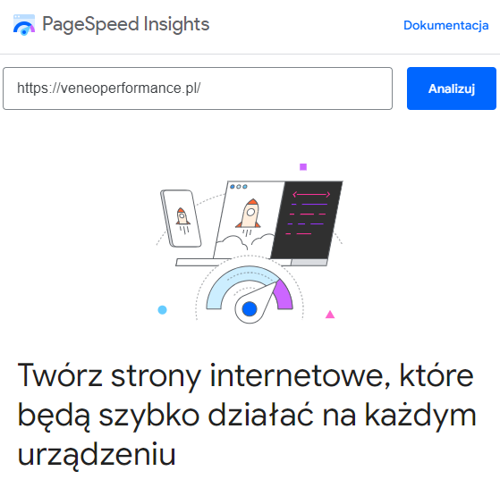 Narzędzie Google do sprawdzania szybkości ładowania strony