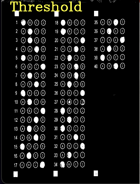 図4: テストのバイナリ画像