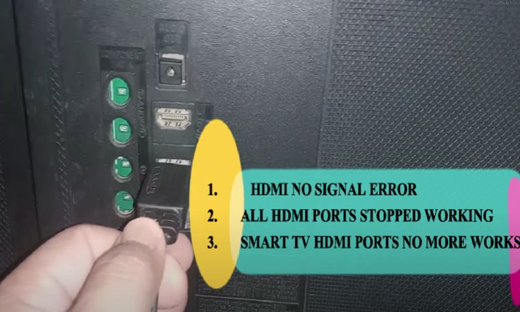 poor HDMI connection of samsung tv