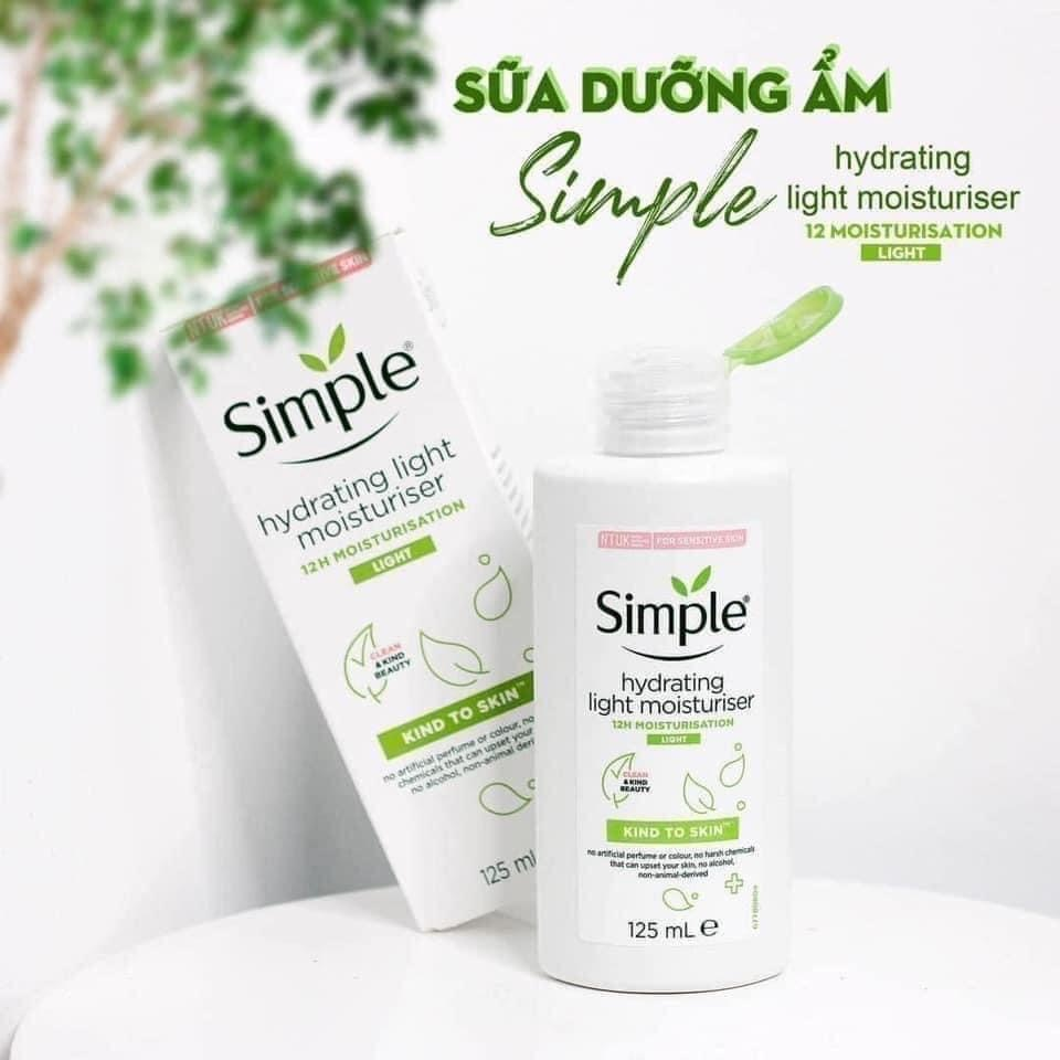 Sữa dưỡng ẩm Simple Hydrating Light Moisturiser