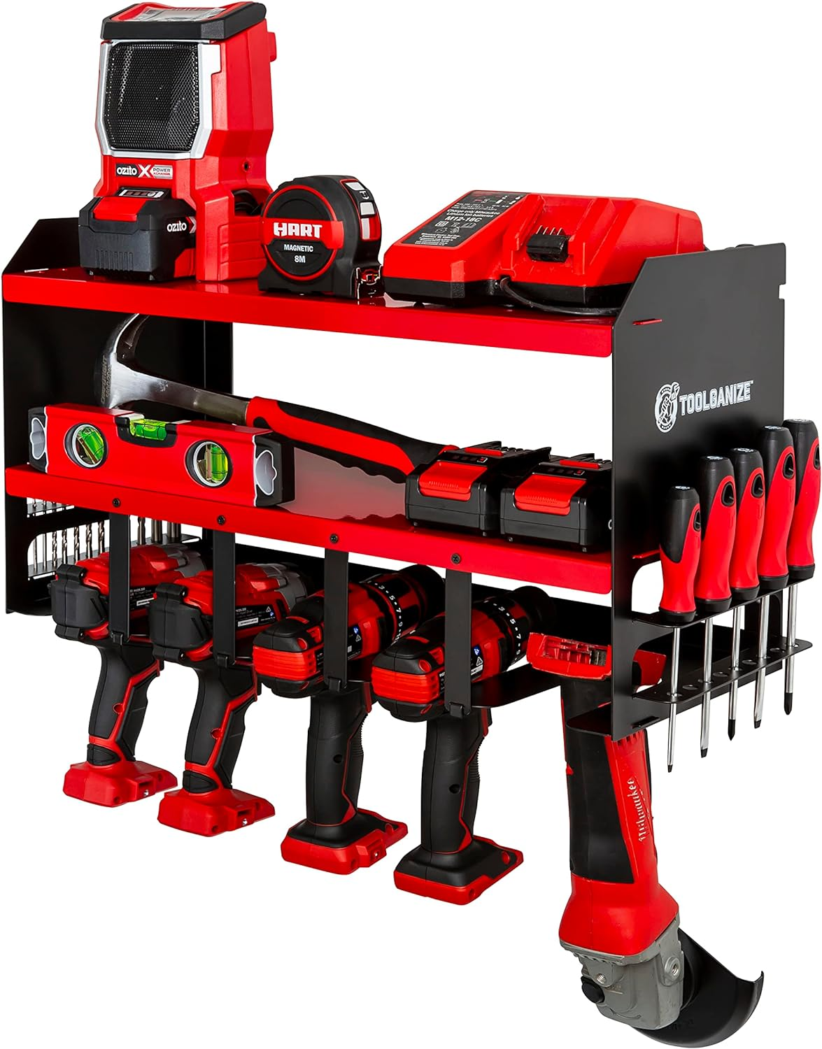 Wall-Mounted Power Tool Organizer