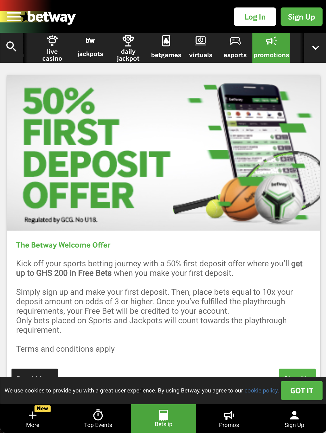 Betway promotions