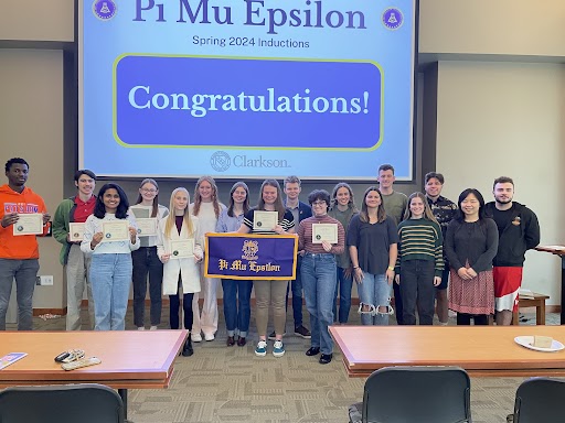 A photo of the students who were inducted into PME on april 17th, 2024