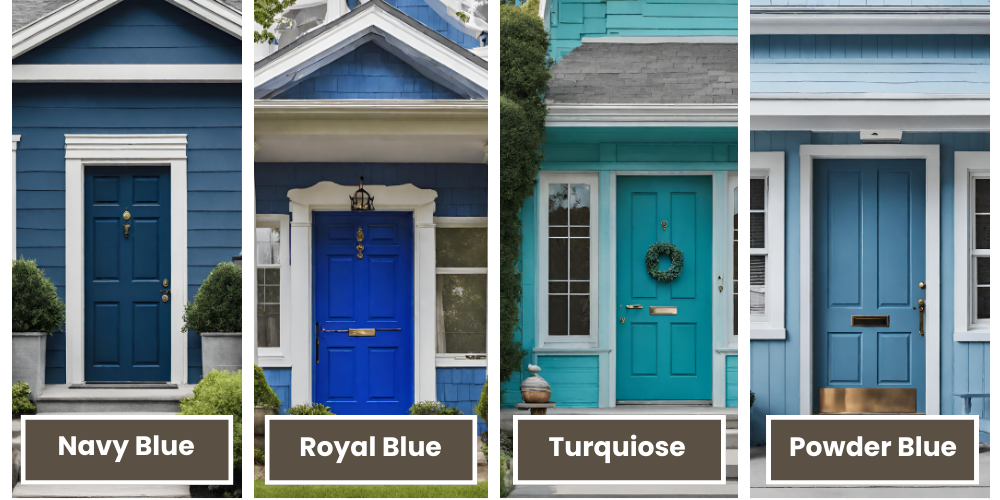 Front Door Colors For Blue House