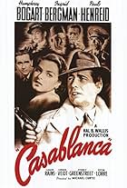 Ingrid Bergman, Humphrey Bogart, Peter Lorre, Claude Rains, Sydney Greenstreet, Paul Henreid, and Conrad Veidt in Casablanca (1942)