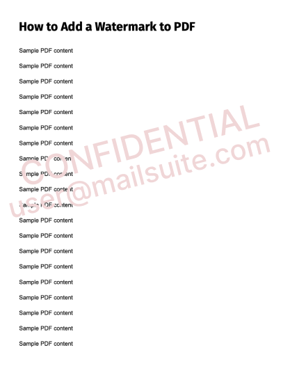 How the watermark looks sample image