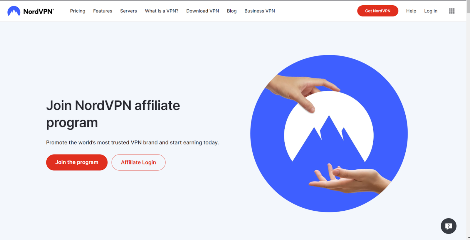 Nordvpn affiliate program home page