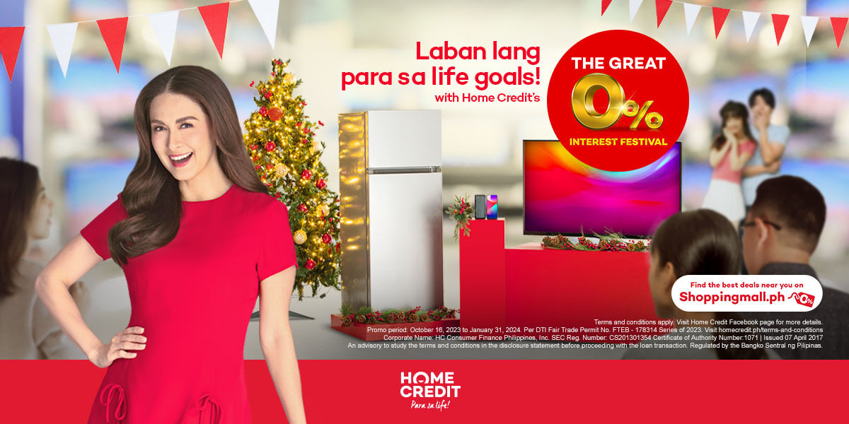 Home Credit makes the holiday season merrier with Marian Rivera, 0% holiday deals