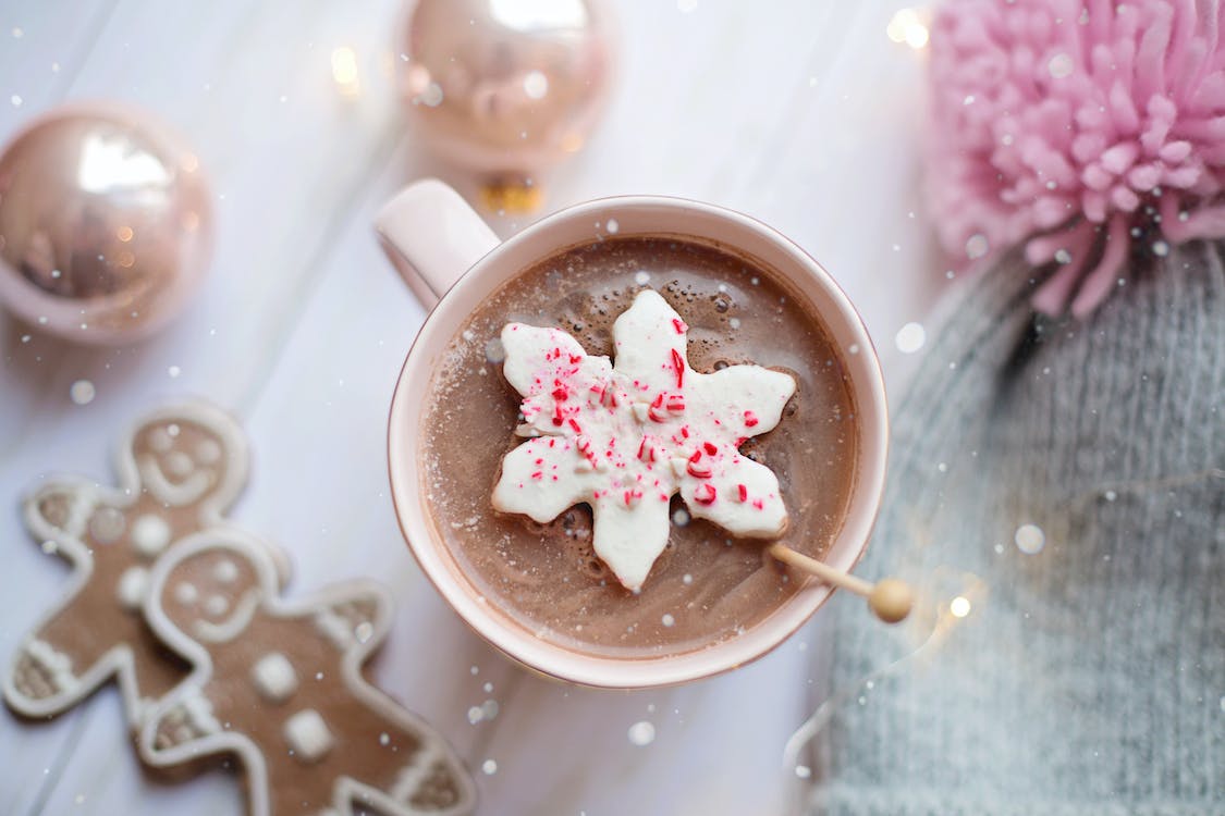 Free Chocolate Drink in a Cup Stock Photo
