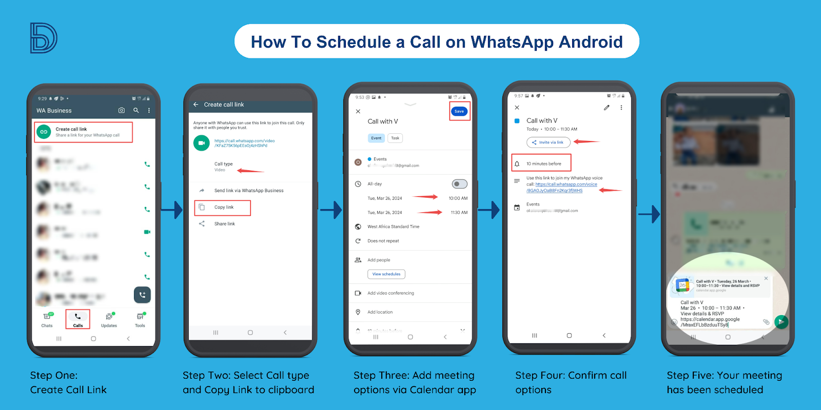 Guide: How to schedule a call on WhatsApp