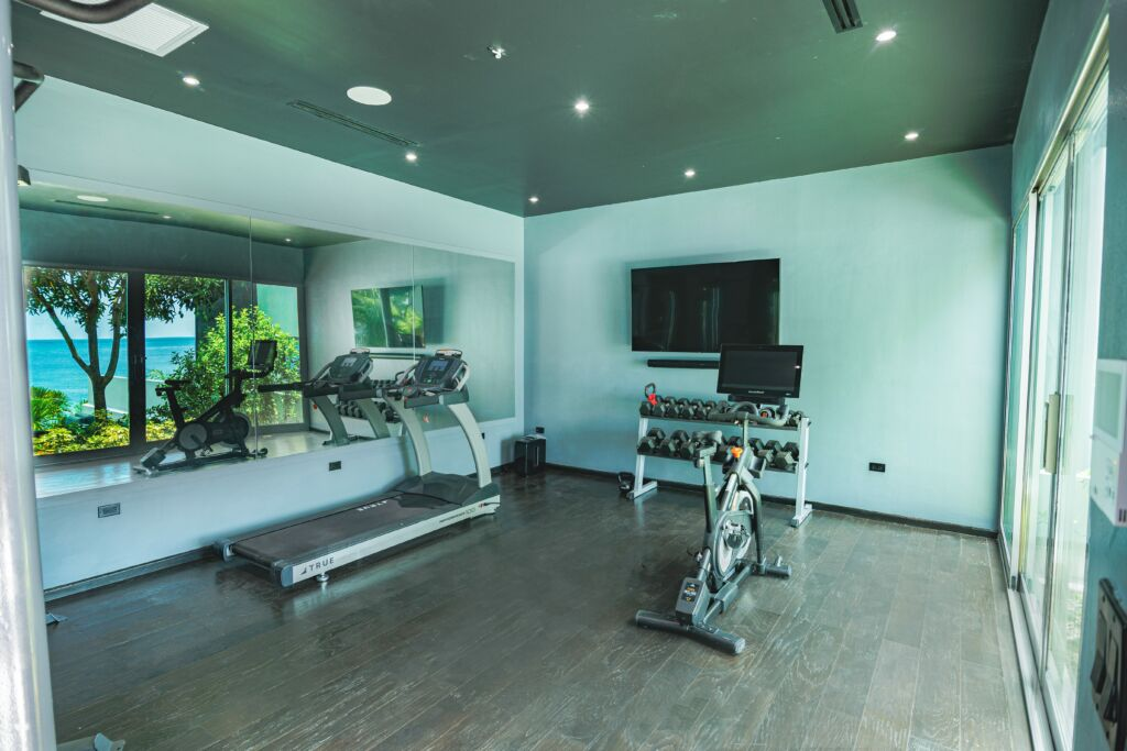 luxury villas Antigua with private gym