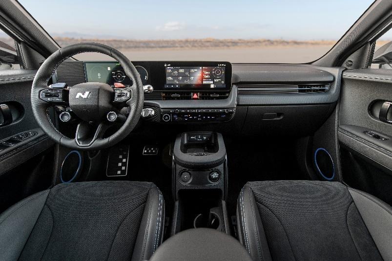 The interior of a car Description automatically generated