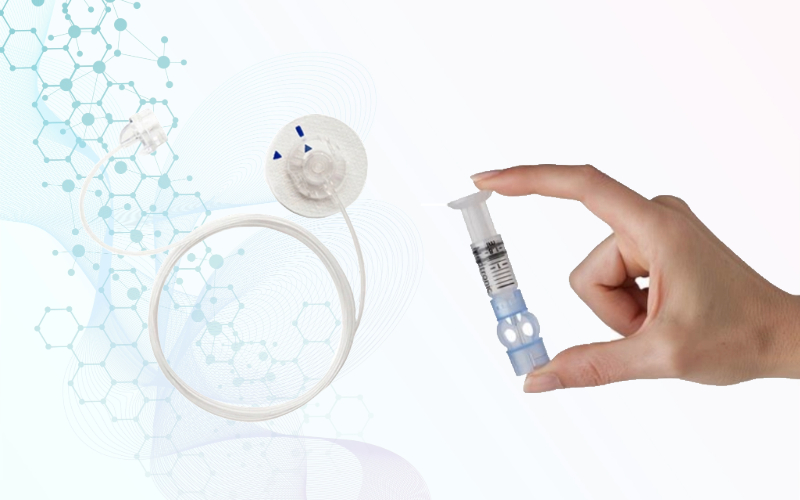 Image of insulin revivor and infusion set