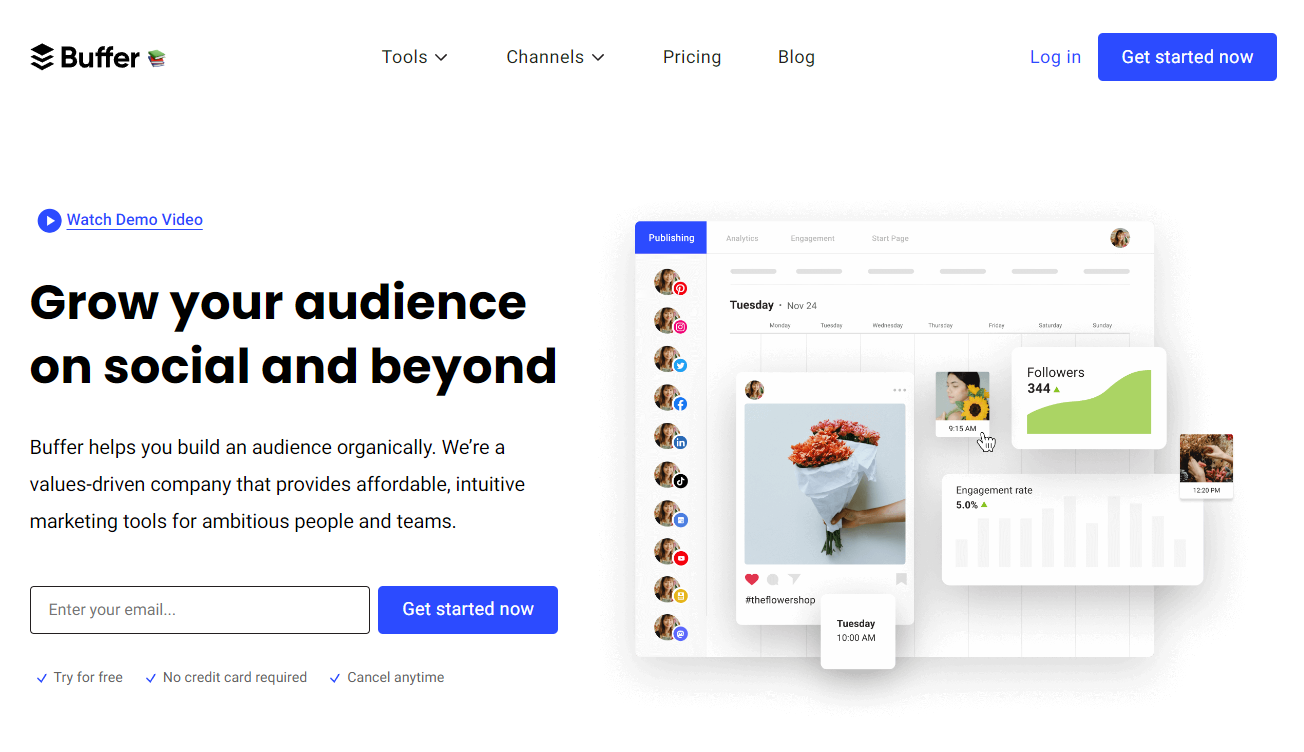 Grow your audience on social and beyond with Buffer