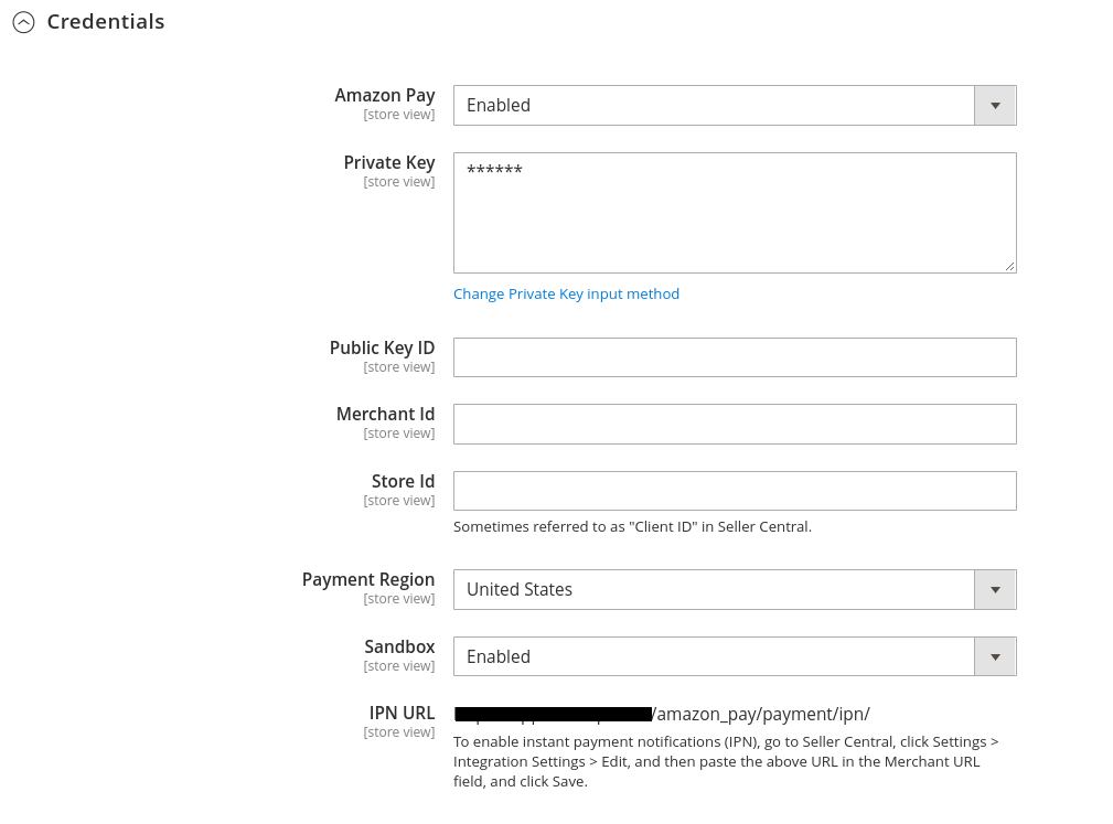 Amazon Transaction Forms