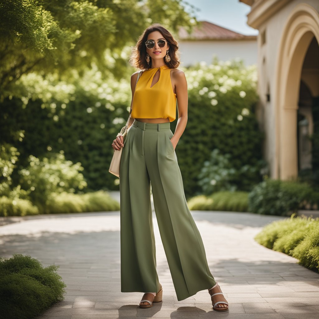 wide legged trousers for summer