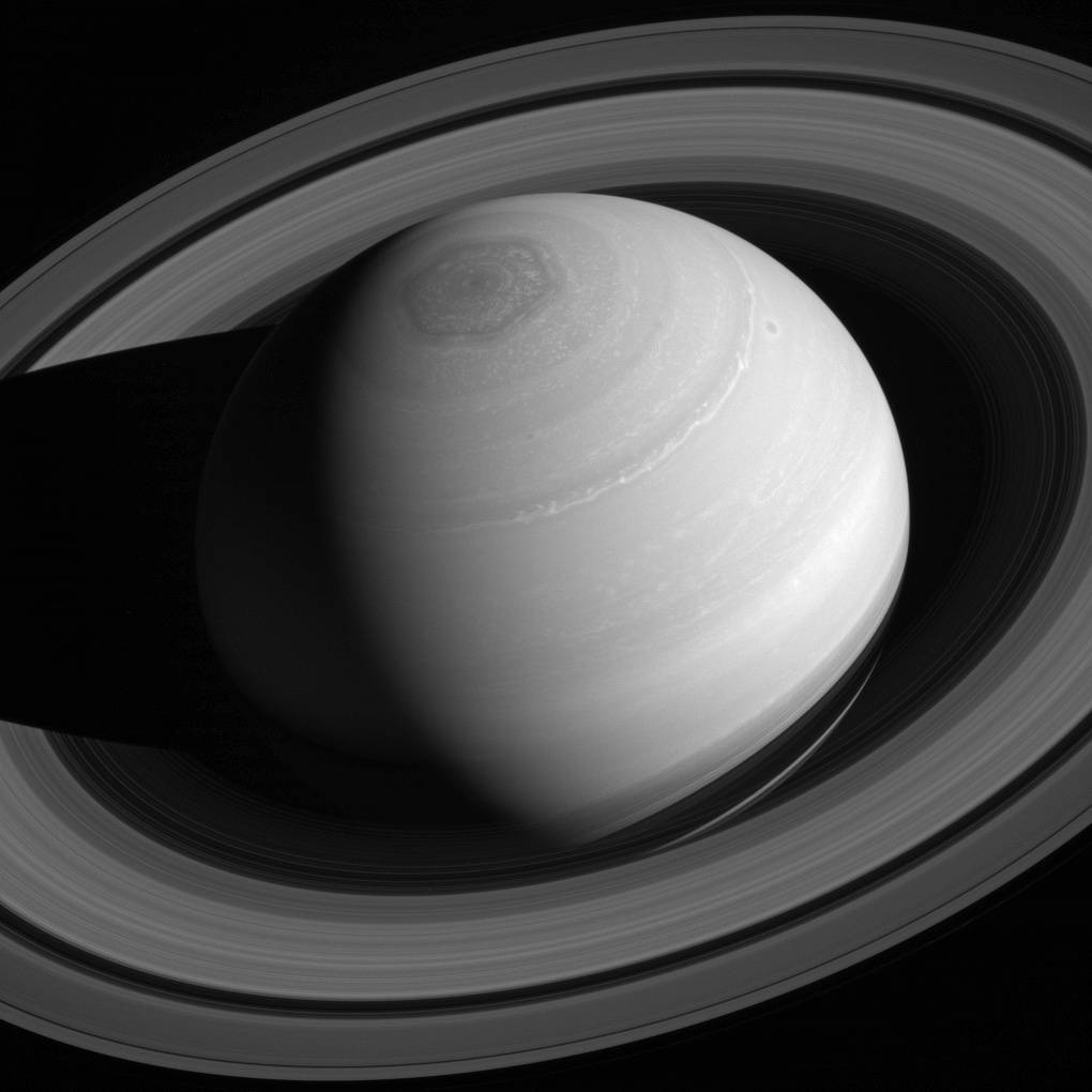 Cassini image of Saturn.