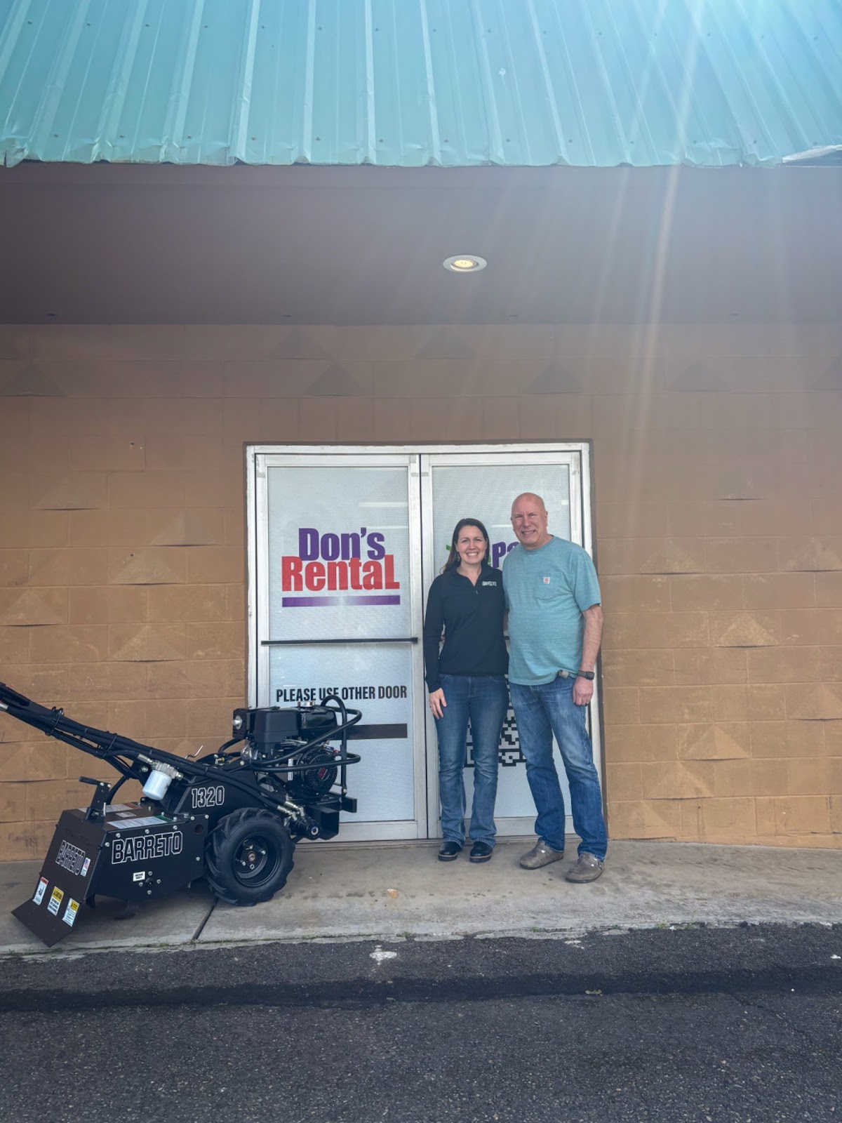 Barreto CFO and Dave Dworschak with Don's Rentals