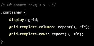 Верстка CSS и использование grid