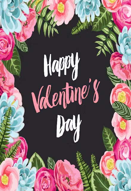 Greeting Island: Highly Realistic Foldable Valentine's Day E-Card, Also Printable