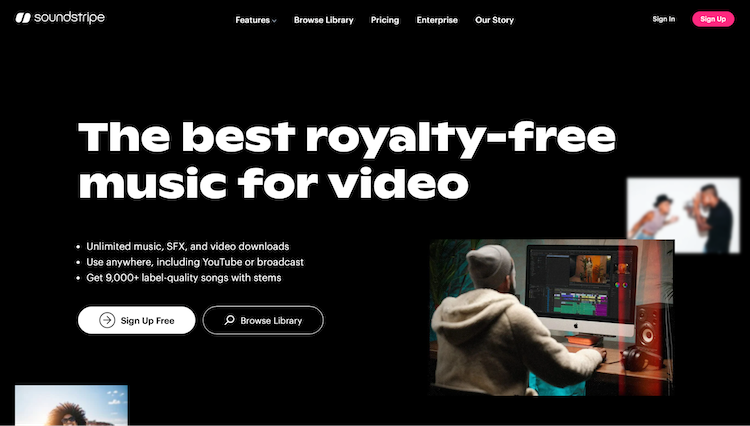 where to find royalty free music, Soundstripe