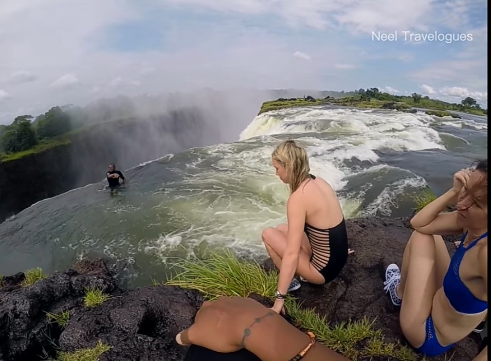 Swimming in Devil's Pool also is one of the Things to Do in Victoria Falls