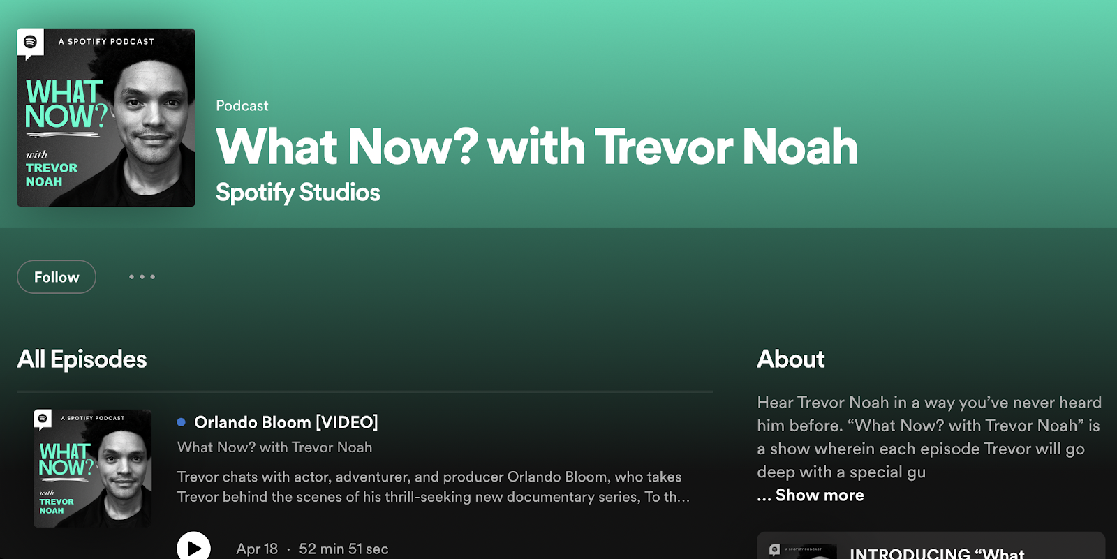 podcast What Now? With Trevor Noah