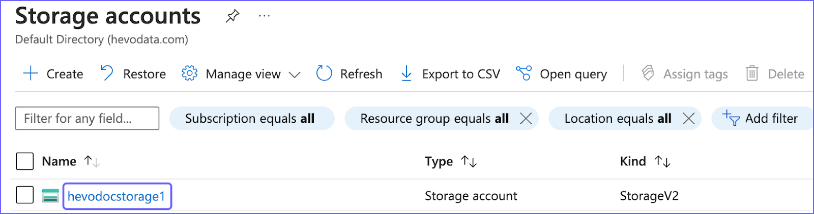 Azure Blob Storage to Snowflake: Selecting the right storage account.
