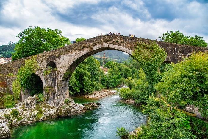 Rio, Ponte, Estrutura, Ponte Romana